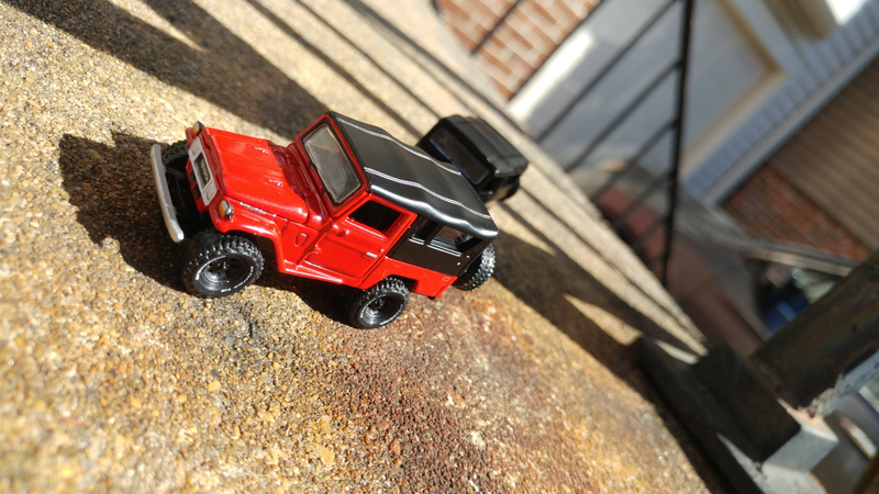 Illustration for article titled Car Week Day 1: RED Toyota FJ43